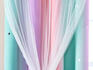 curtains double layer design