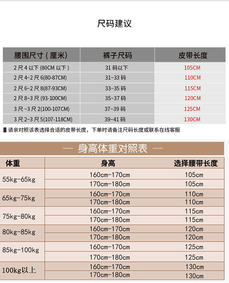 尺码图