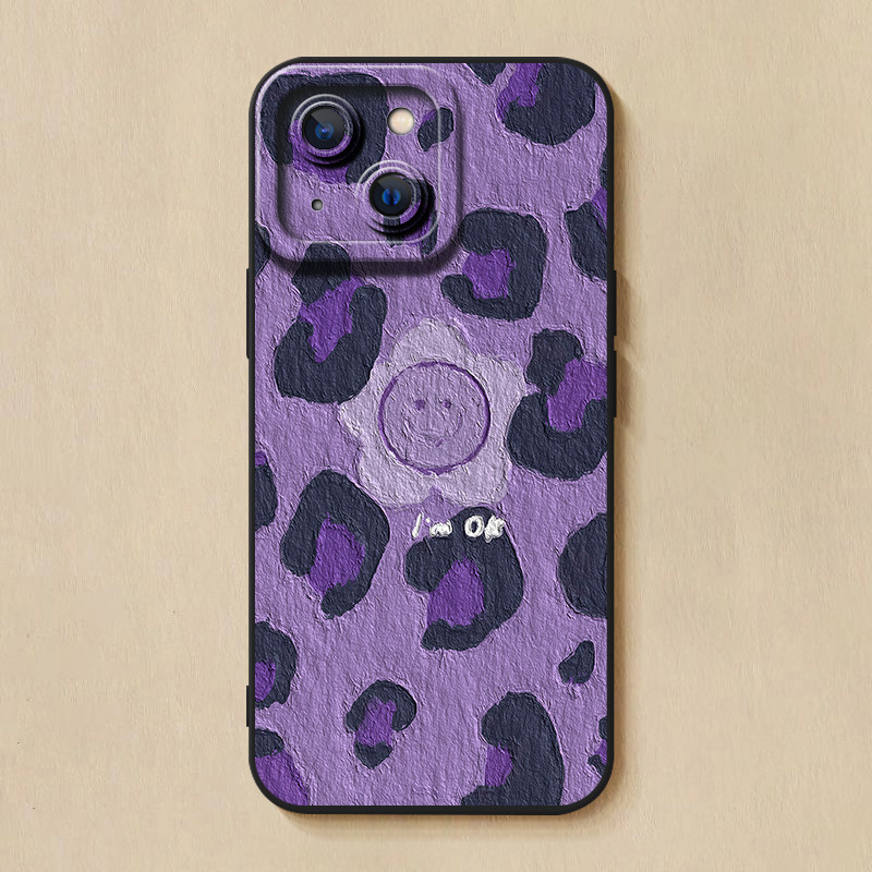 16-黑Y-70906-豹纹紫色笑脸