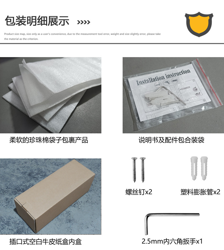 新款五金卫浴挂件批发厂家跨境外贸卫生间壁挂式全铜