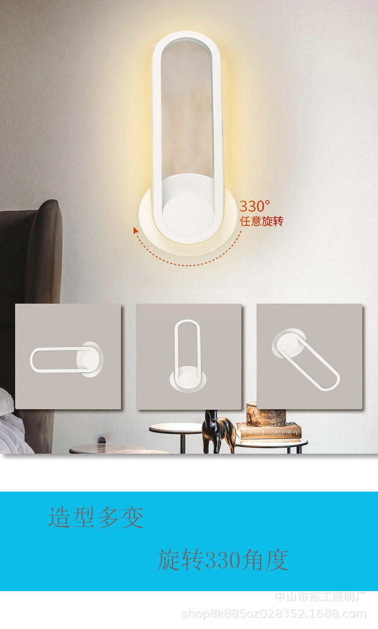 旋转壁灯详情描述