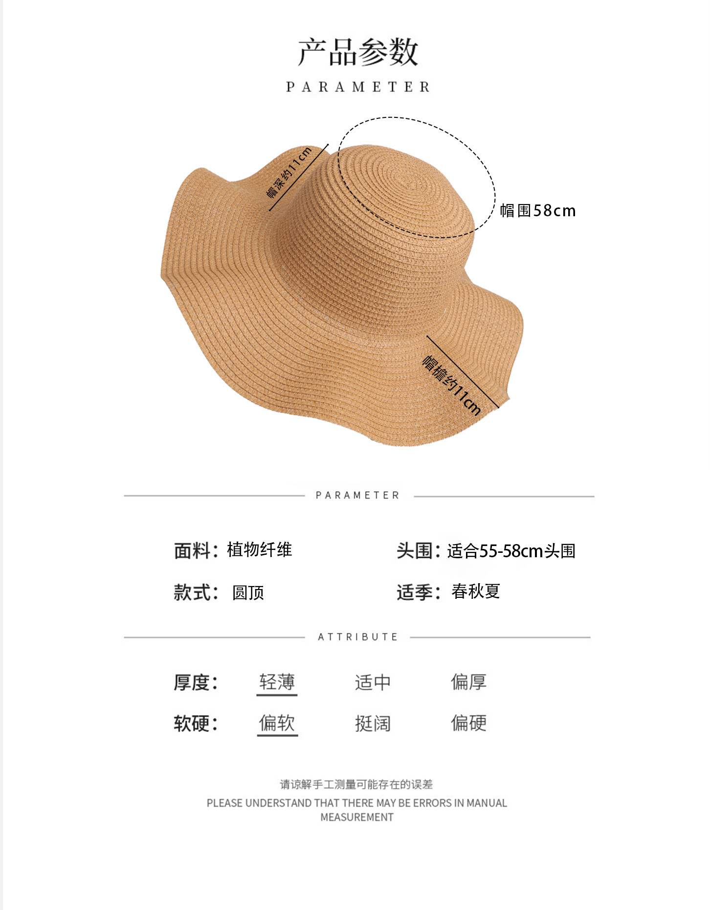 大波浪尺寸图