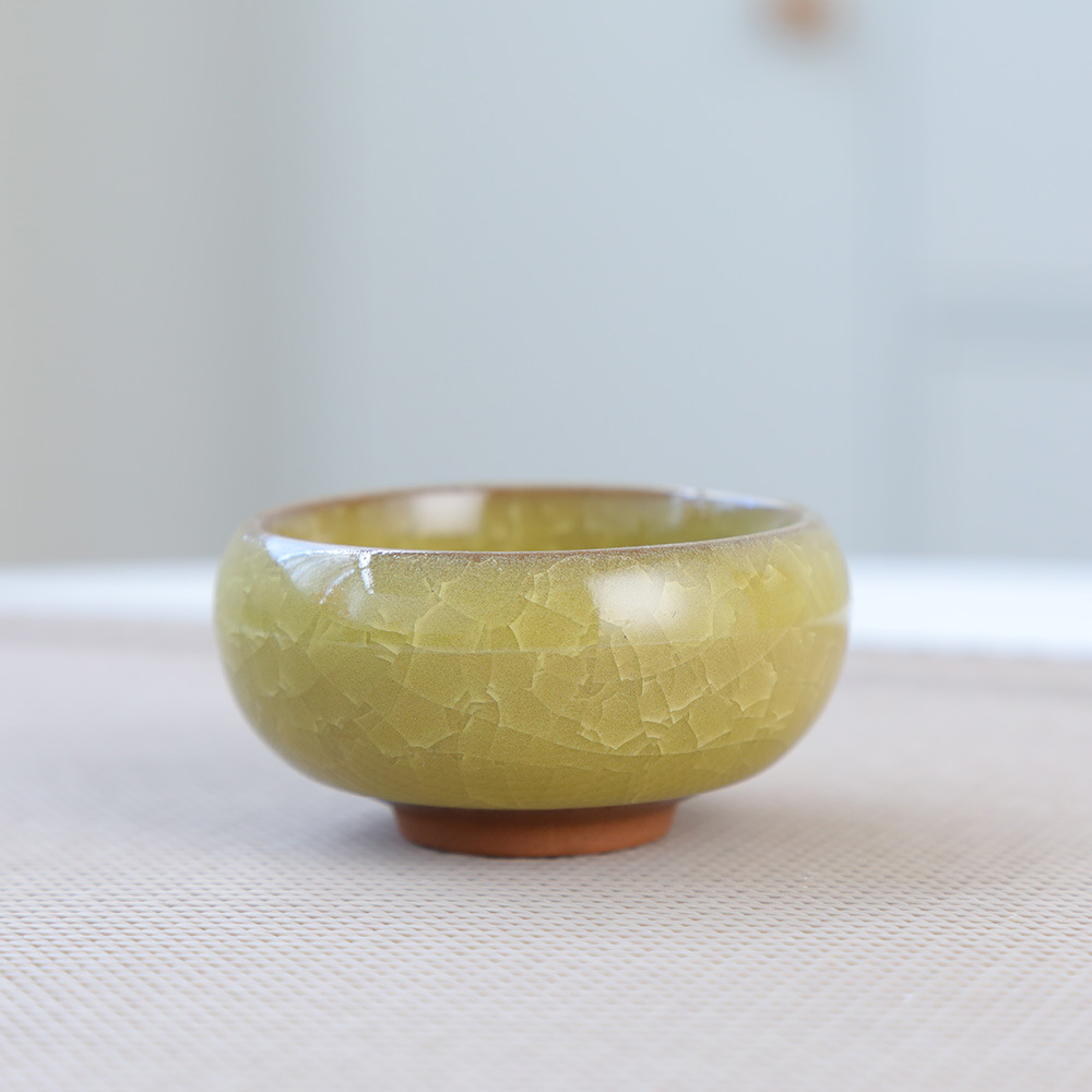 冰裂陶瓷花盆迷你拇指多肉花盆冰裂釉外贸跨境爆品八色多彩多肉盆