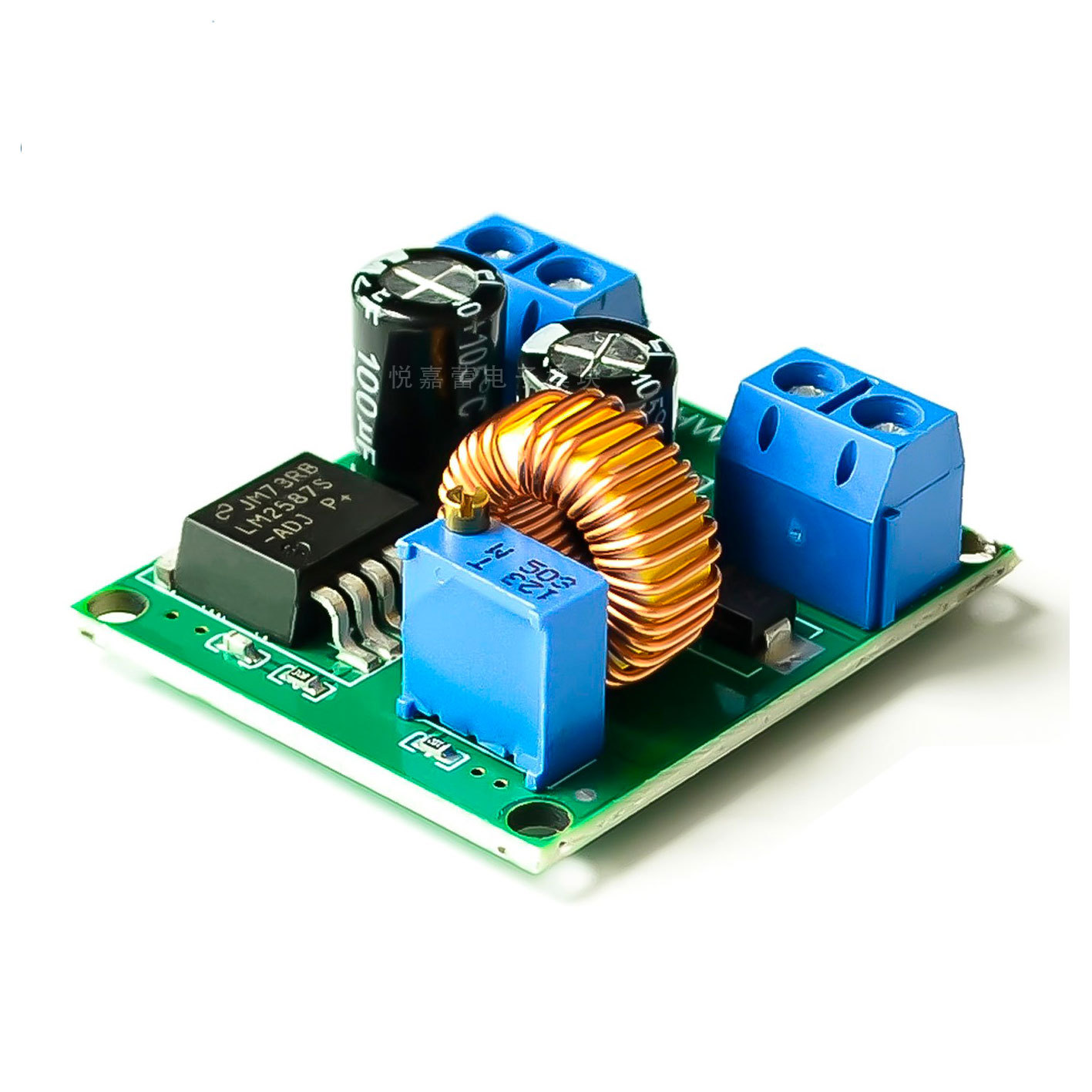 DC可调升压模块LM2587大功率升稳压电源板3V5V12V