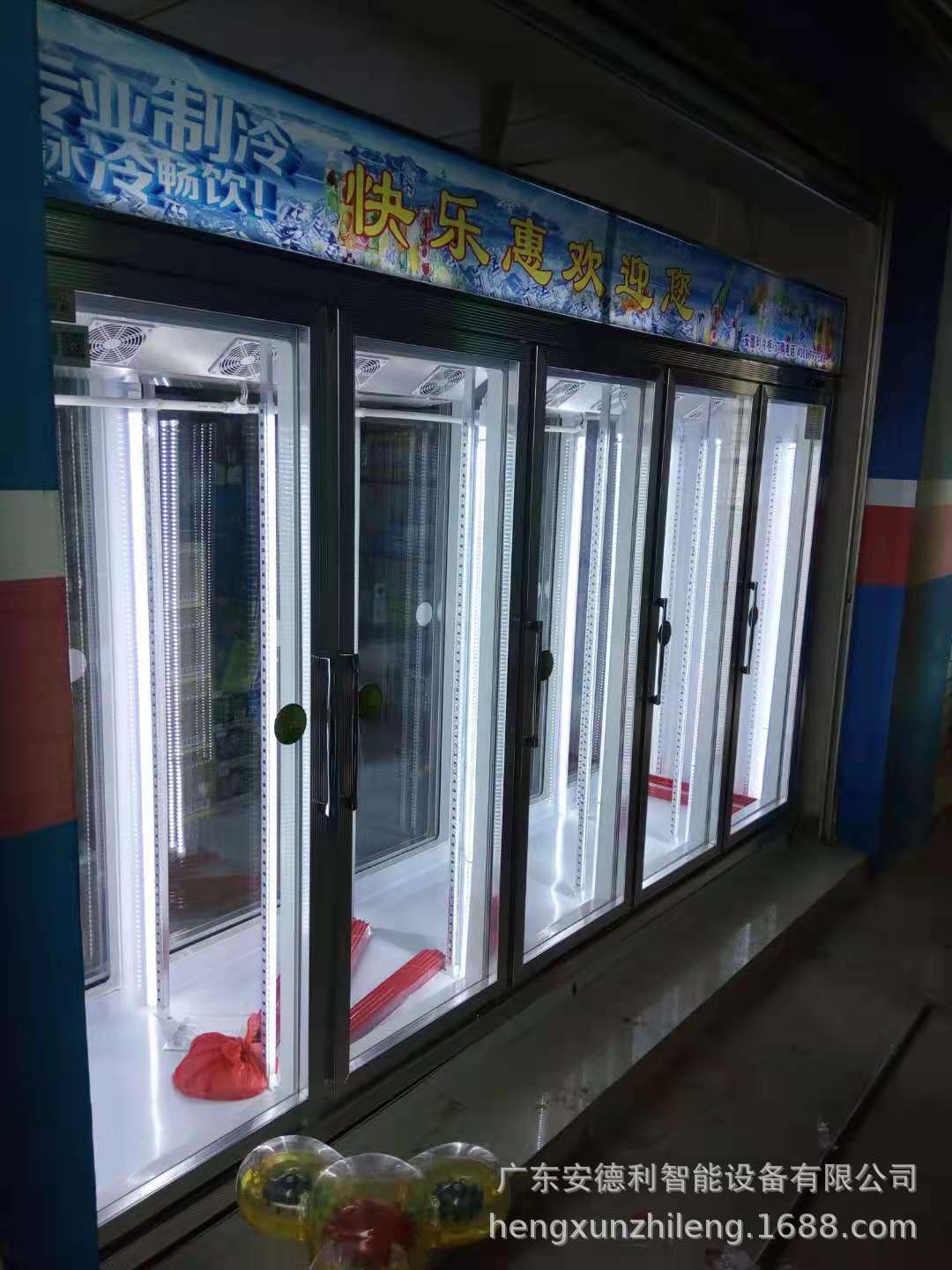 五门前后开饮料柜