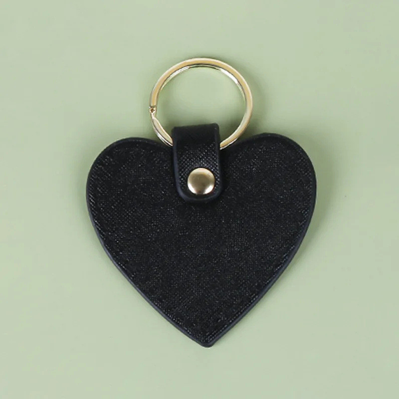 心形皮革钥匙扣激光雕刻钥匙扣