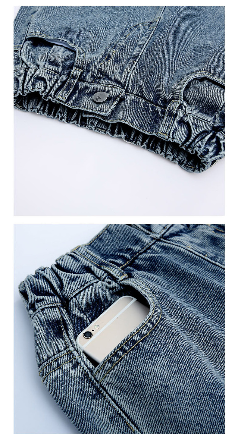 一粒扣牛仔阔裤_17