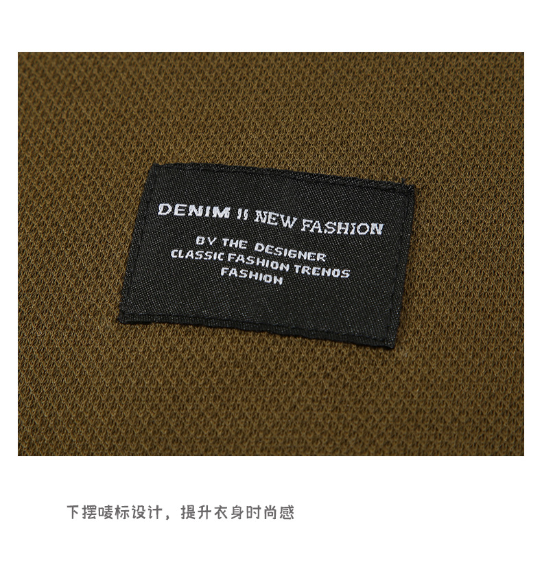 登爵男装220克珠地重磅无袖坎肩背心宽松日系复古潮牌背心男 