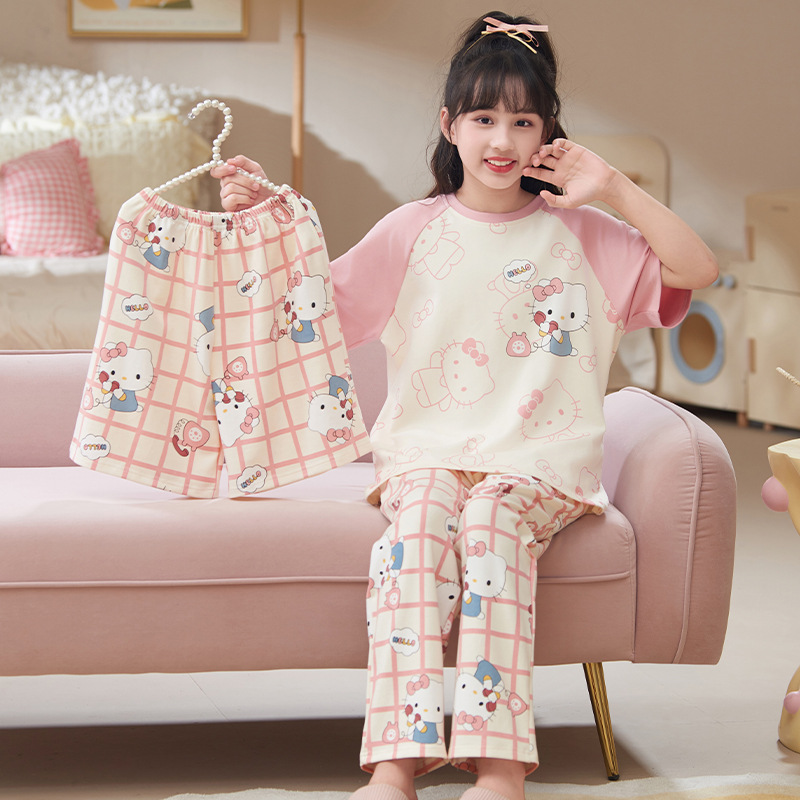 复制_儿童睡衣女童夏季棉薄款三件套装小女孩中大.jpeg