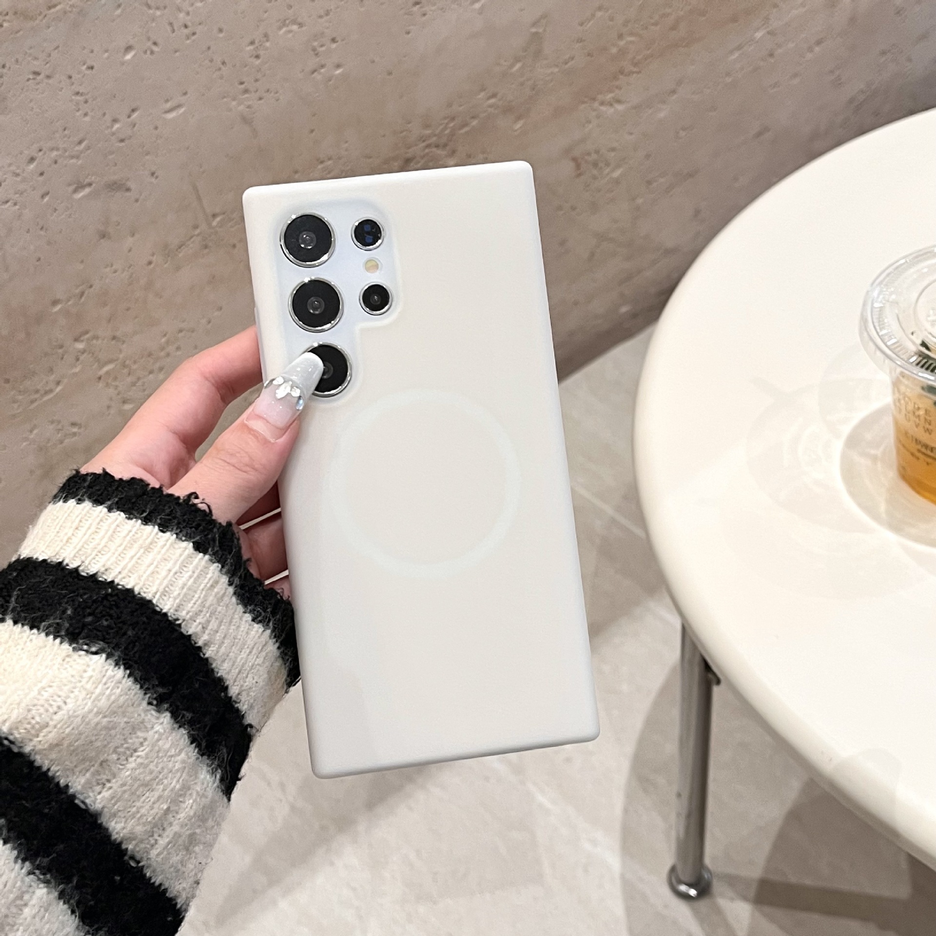 米白色【果冻—磁吸】