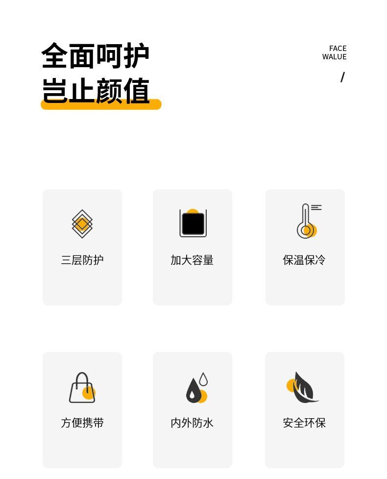手提独角兽便当包