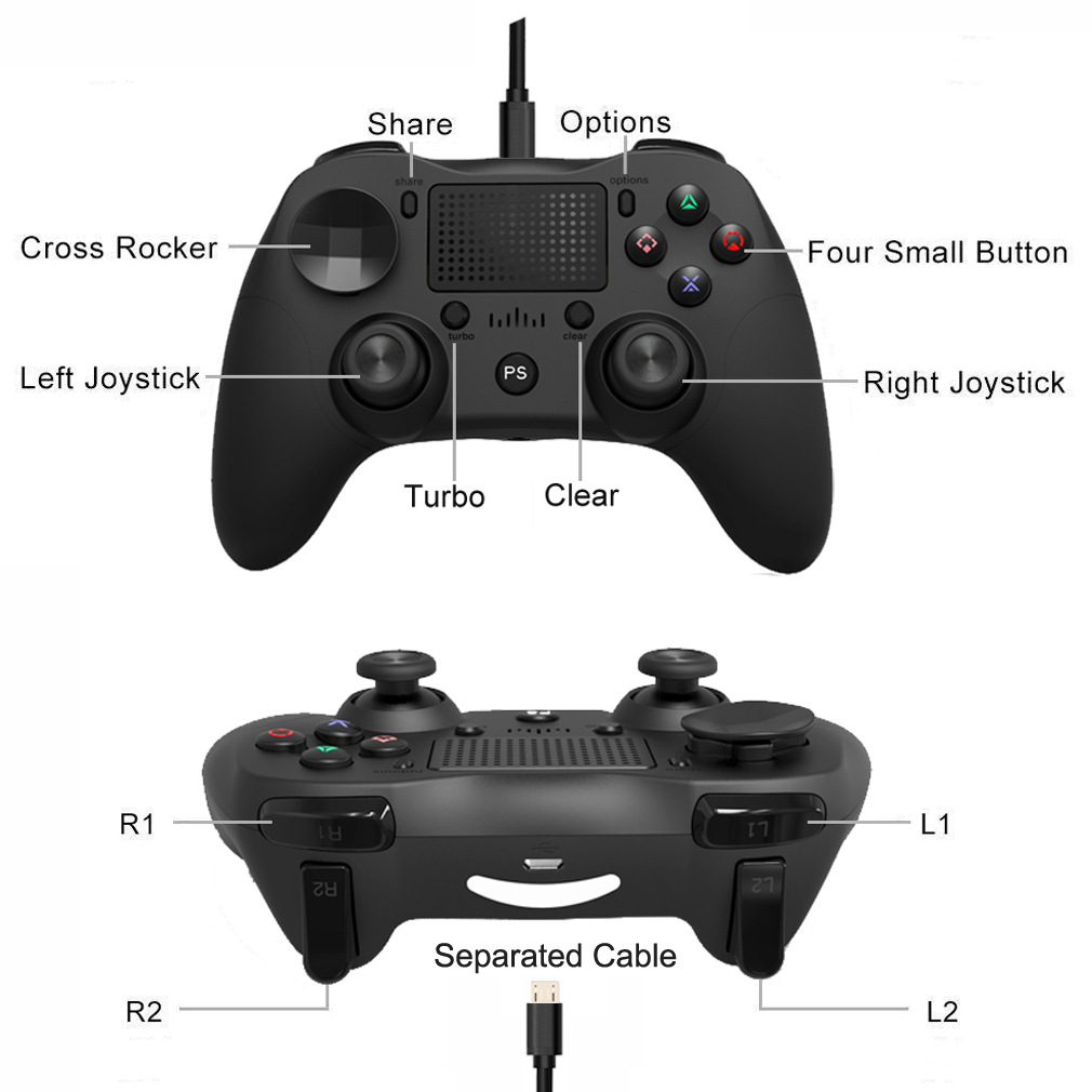 MB-P912 PS4 Wired Controller_e