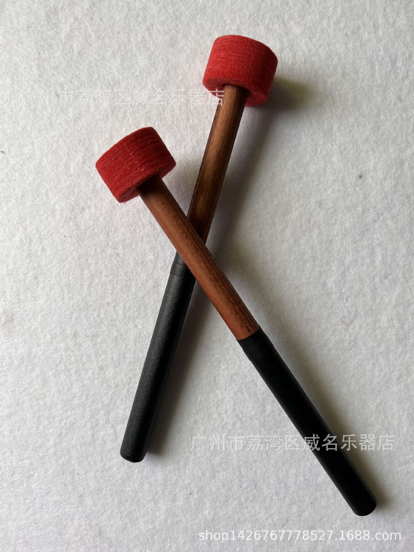 防滑大鼓槌红色1