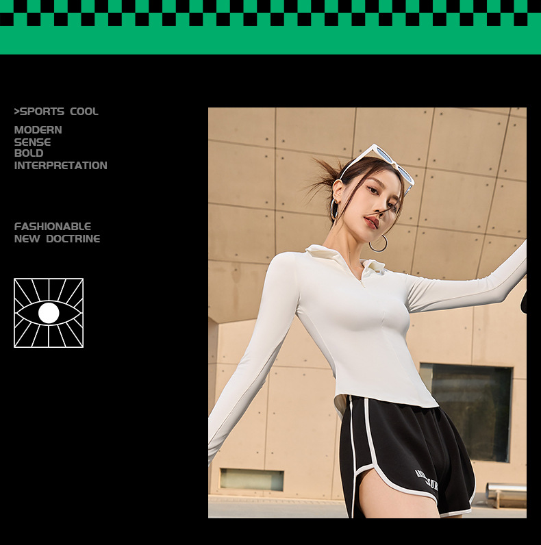 切线半拉链长袖_11