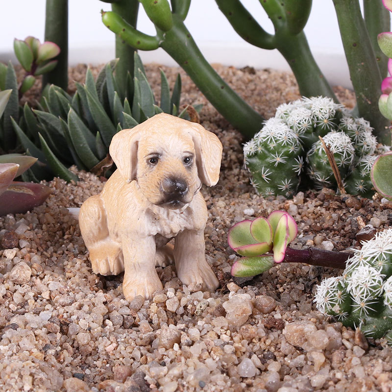 WS449金色雷屈弗幼崽(蹲姿)