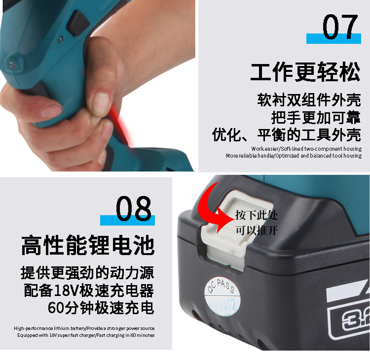 充电式液压线缆剪