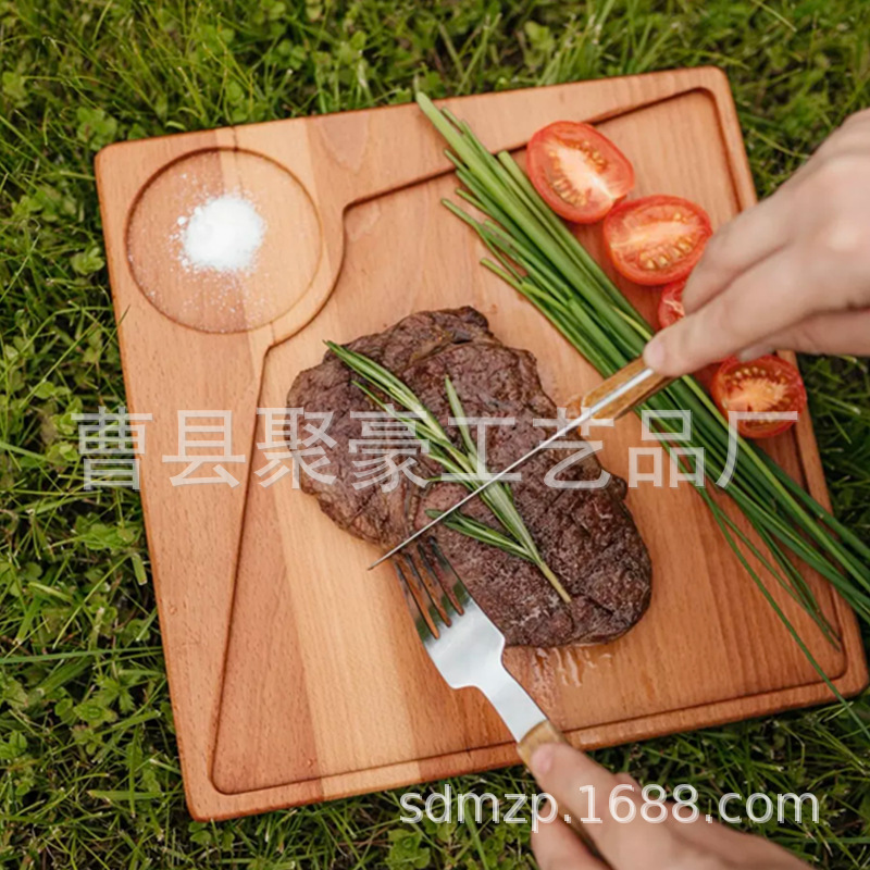 木质创意托盘橡木砧板寿司盘薯条炸鸡木盘实木披萨奶酪托盘批发