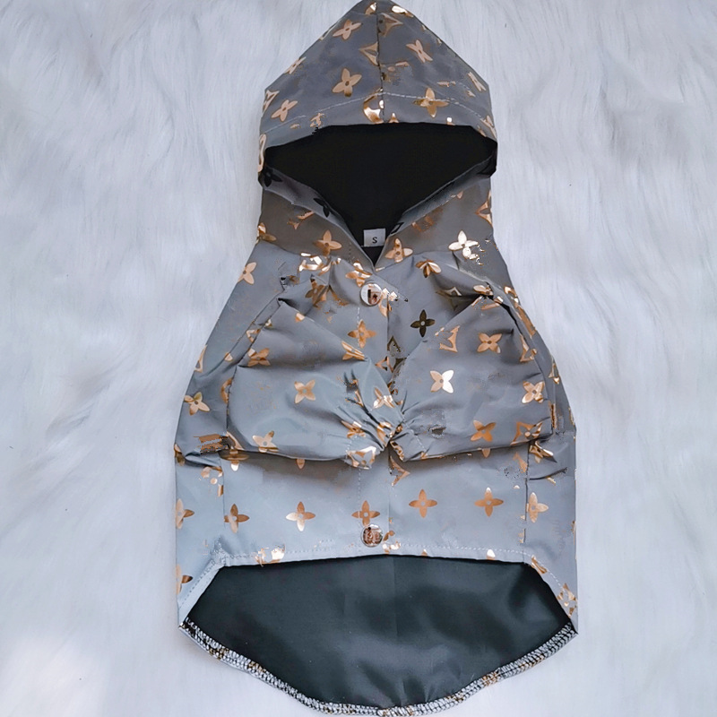 宠物反光风衣外套 (4)