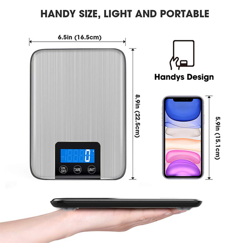 不锈钢厨房称大量程15kg