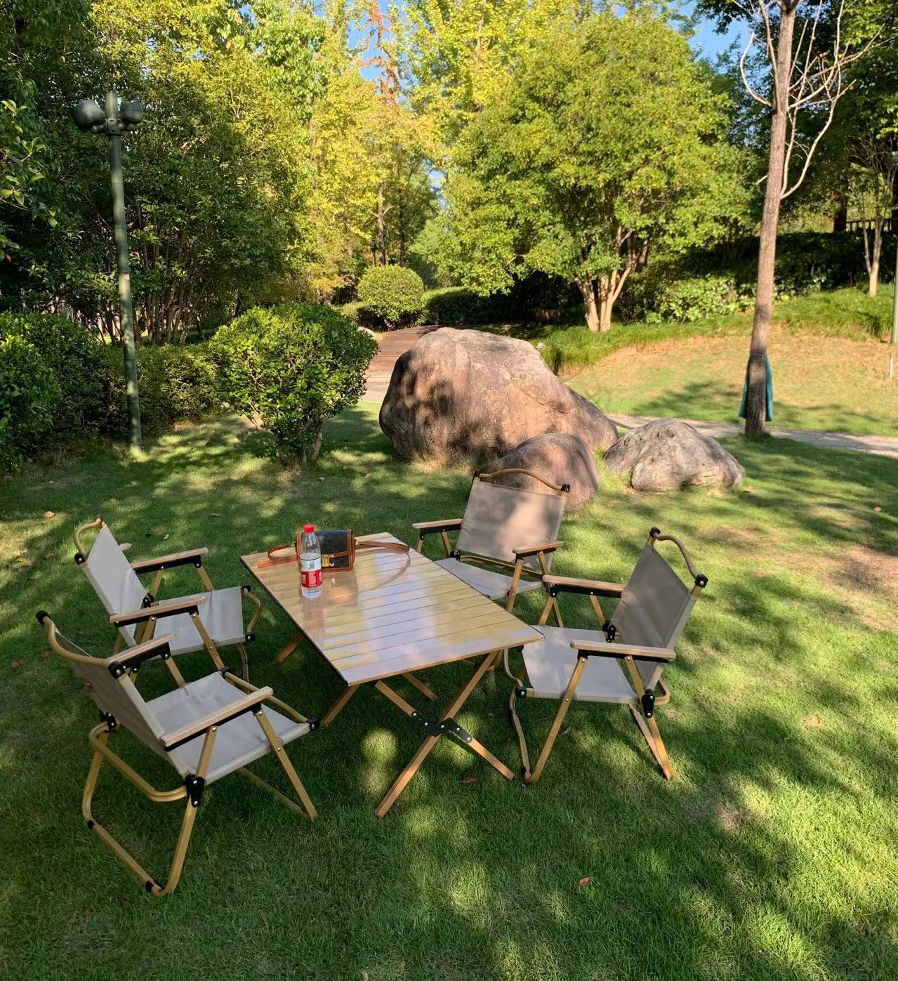 原木色 一桌4椅