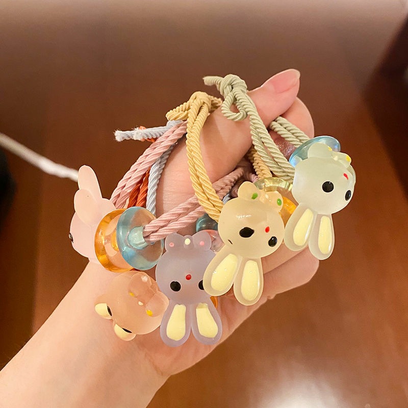 算盘珠兔子头绳