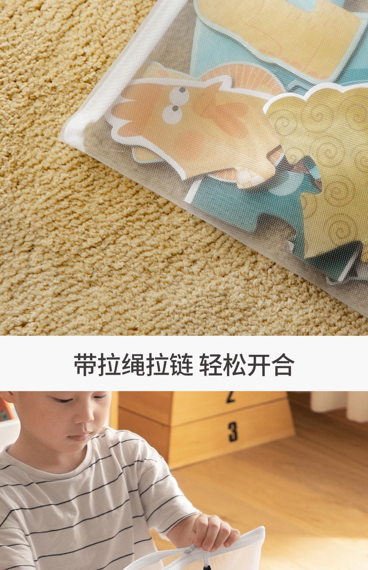 玩具收纳袋积木拼图乐高分装袋子儿童小颗粒拉链透明整理盒