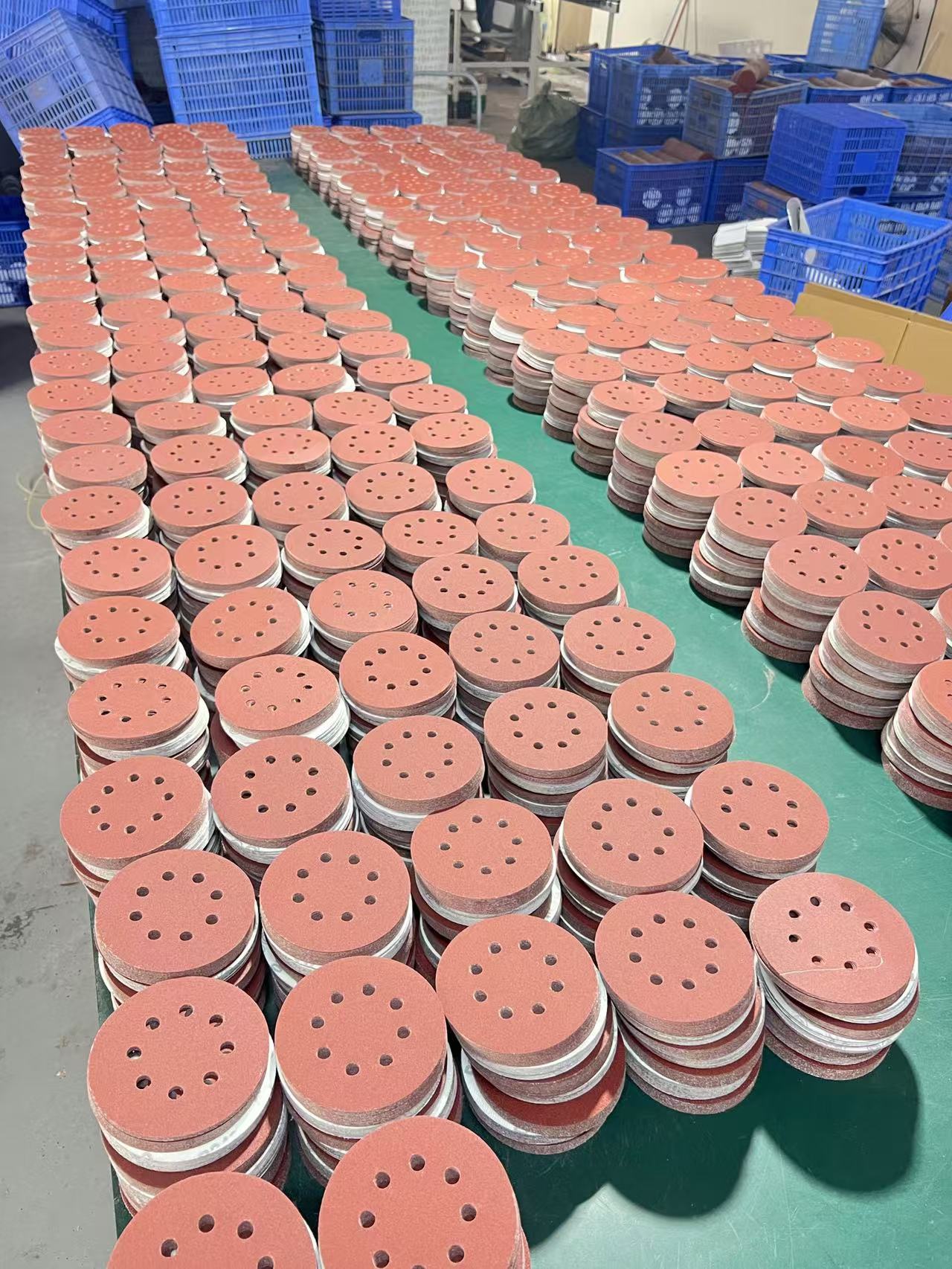 125mm8孔磨砂纸
