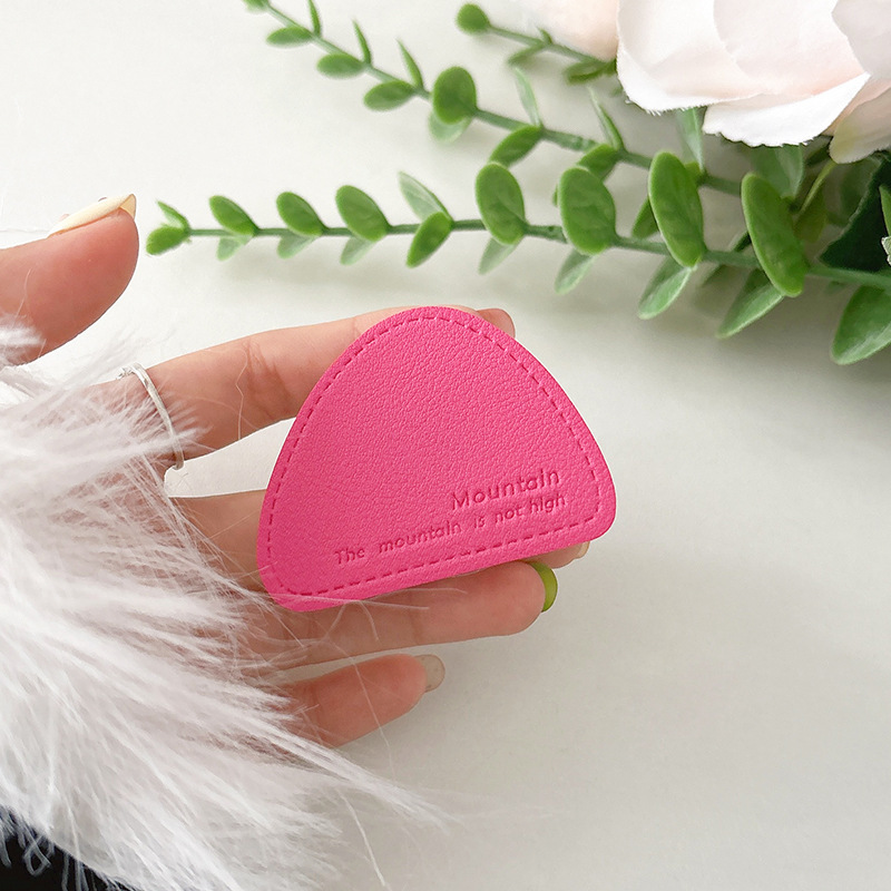 _0006_透明支架-皮质英文小山峰-玫红