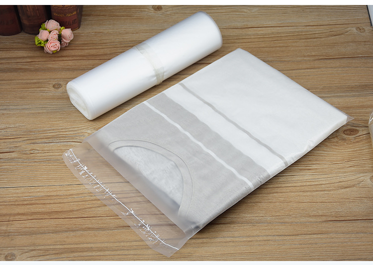 透明服装拉链袋