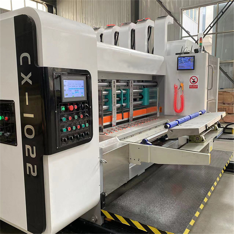 1022高速四色水墨印刷机 带两组陶瓷辊刮墨刀..