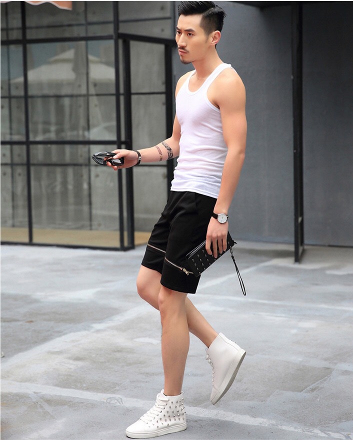 中老年男士背心厂家弹性好透气健美运动跨栏批发螺纹背心