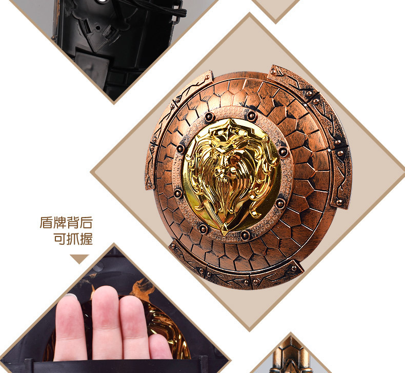 复制_厂家批发 古铜战具兵器 盾牌弓箭套装 儿.jpg