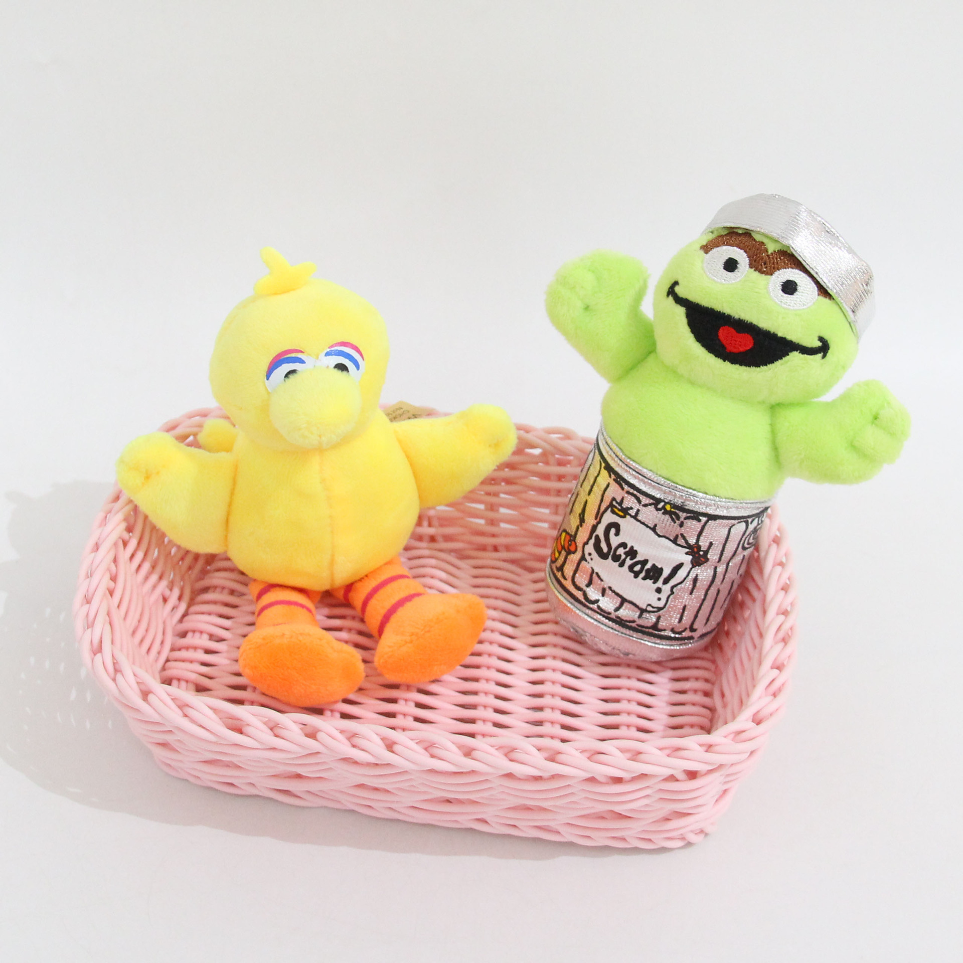 红娃蓝娃芝麻街毛绒背包挂饰吊饰