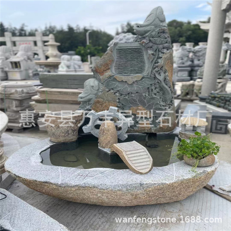 流水池，喷水池