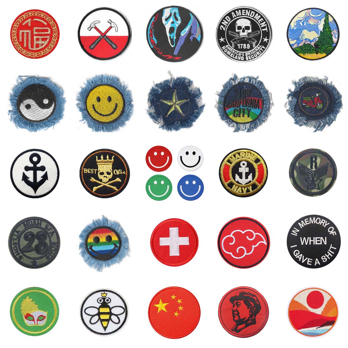 百搭圆形系列#1-25宫格 白