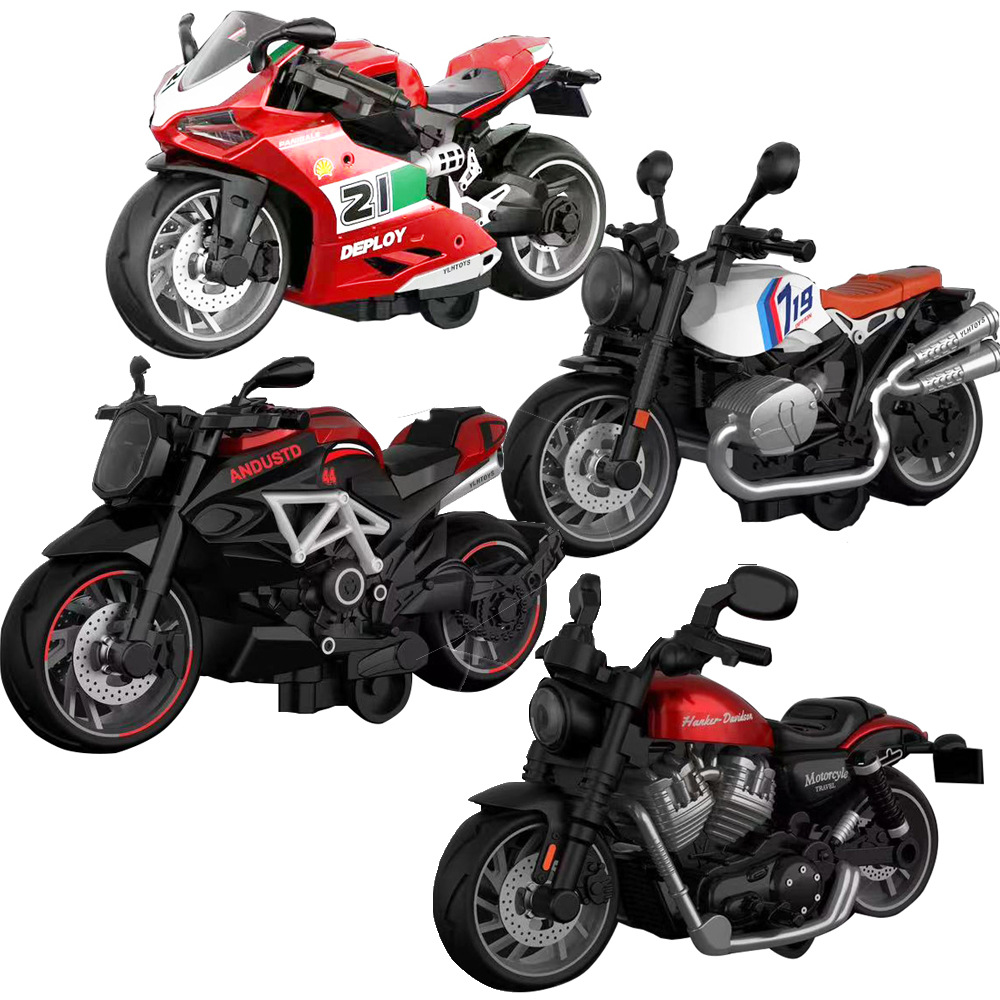 7788-1-2-3-4摩托车模型0