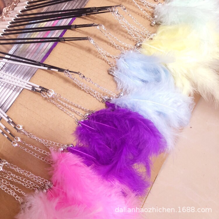 1号，2号：陶瓷手柄，伸缩款逗猫棒。