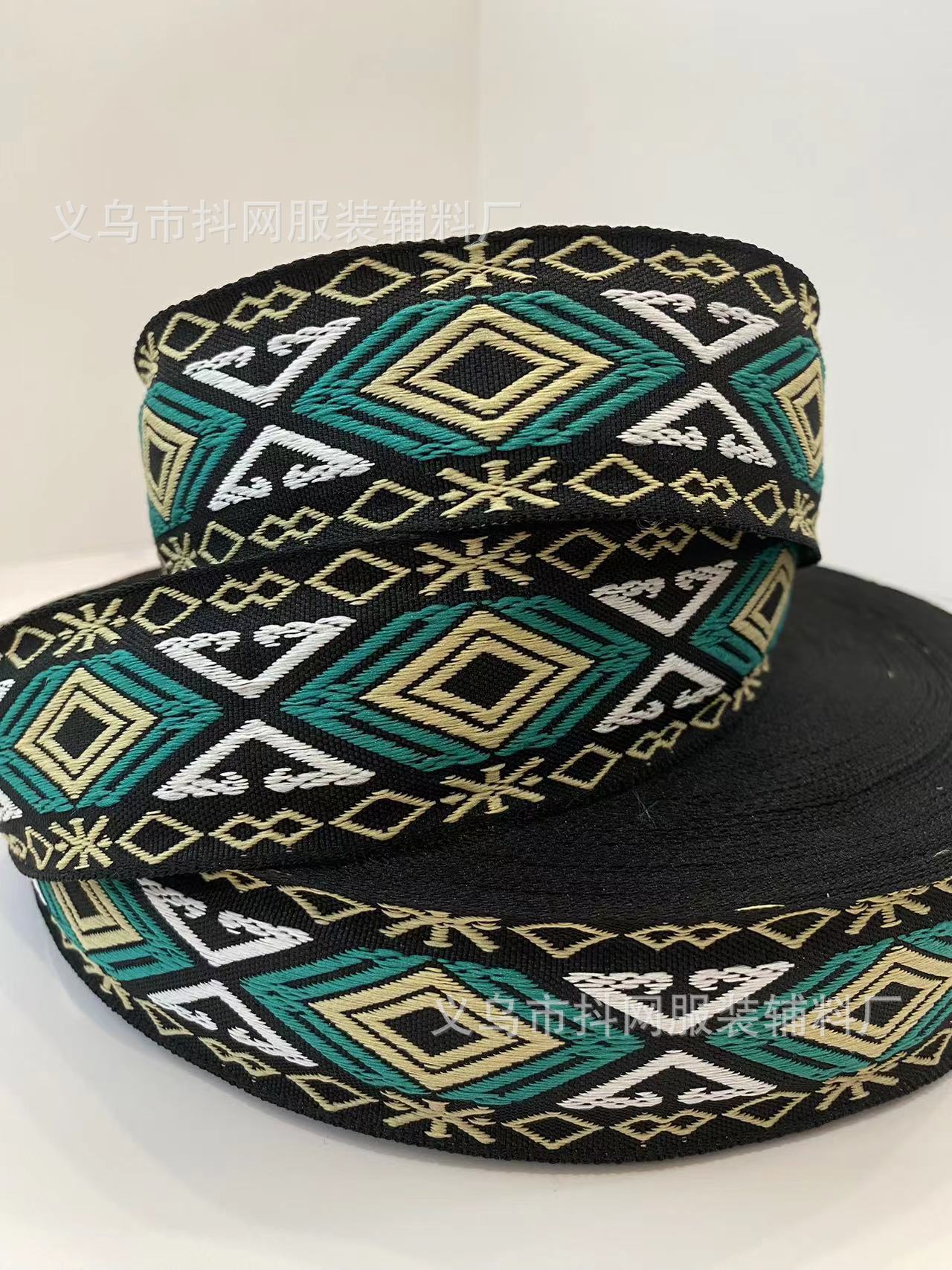 多款式民族风提花刺绣织带