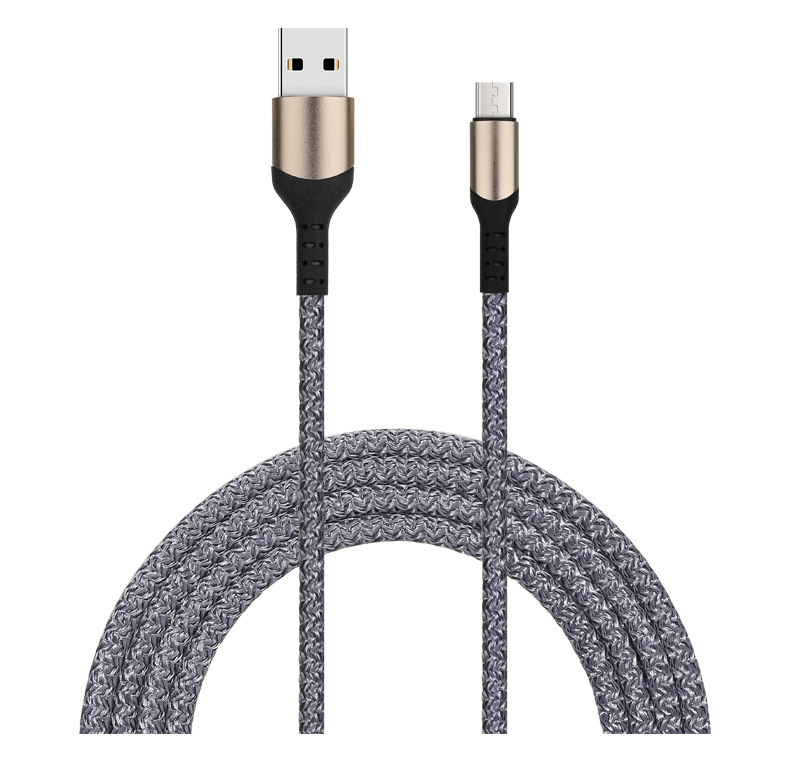 新款编织加长数据线2米/3米手机充电线 快充3A适用type-c安卓ip12