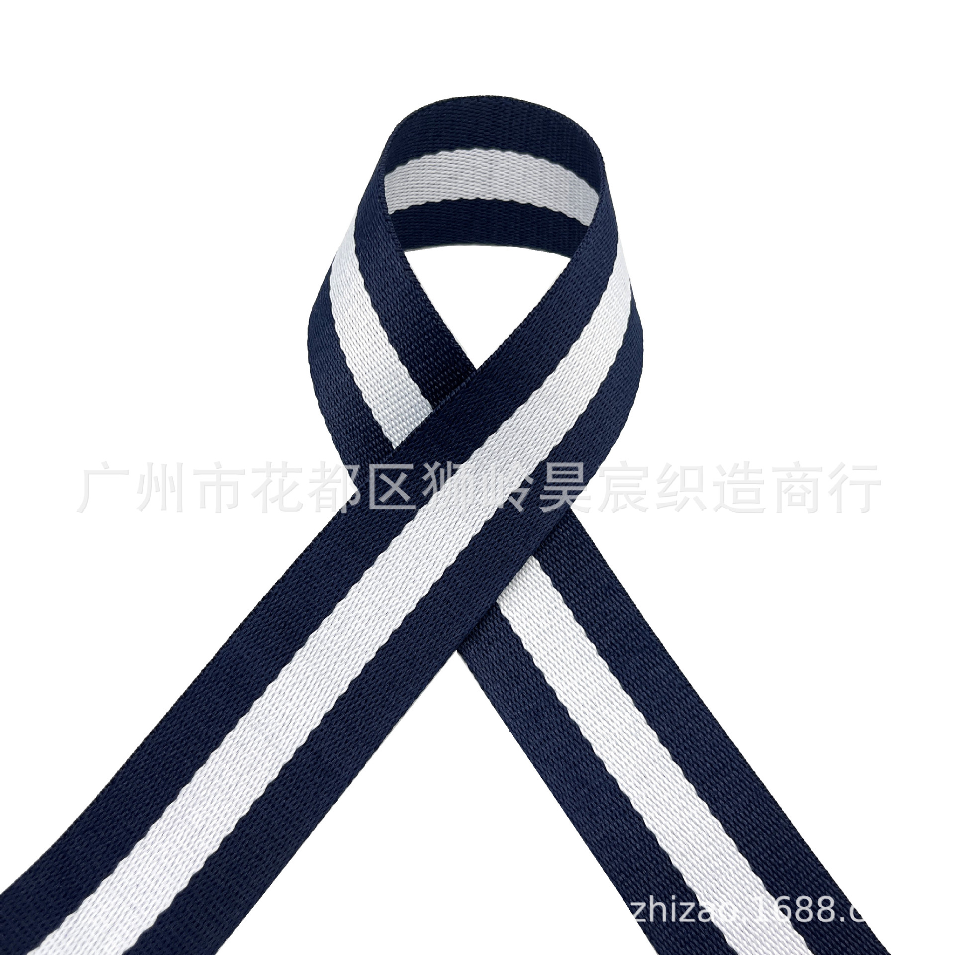 经典条纹三间色涤纶网络织带