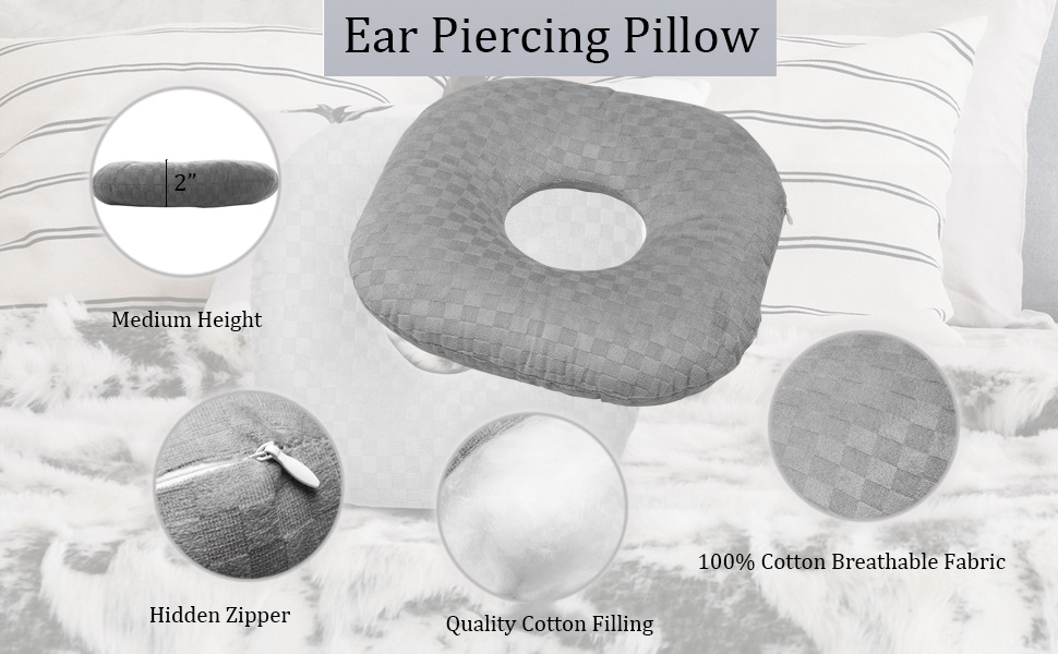 ear piercing pillow