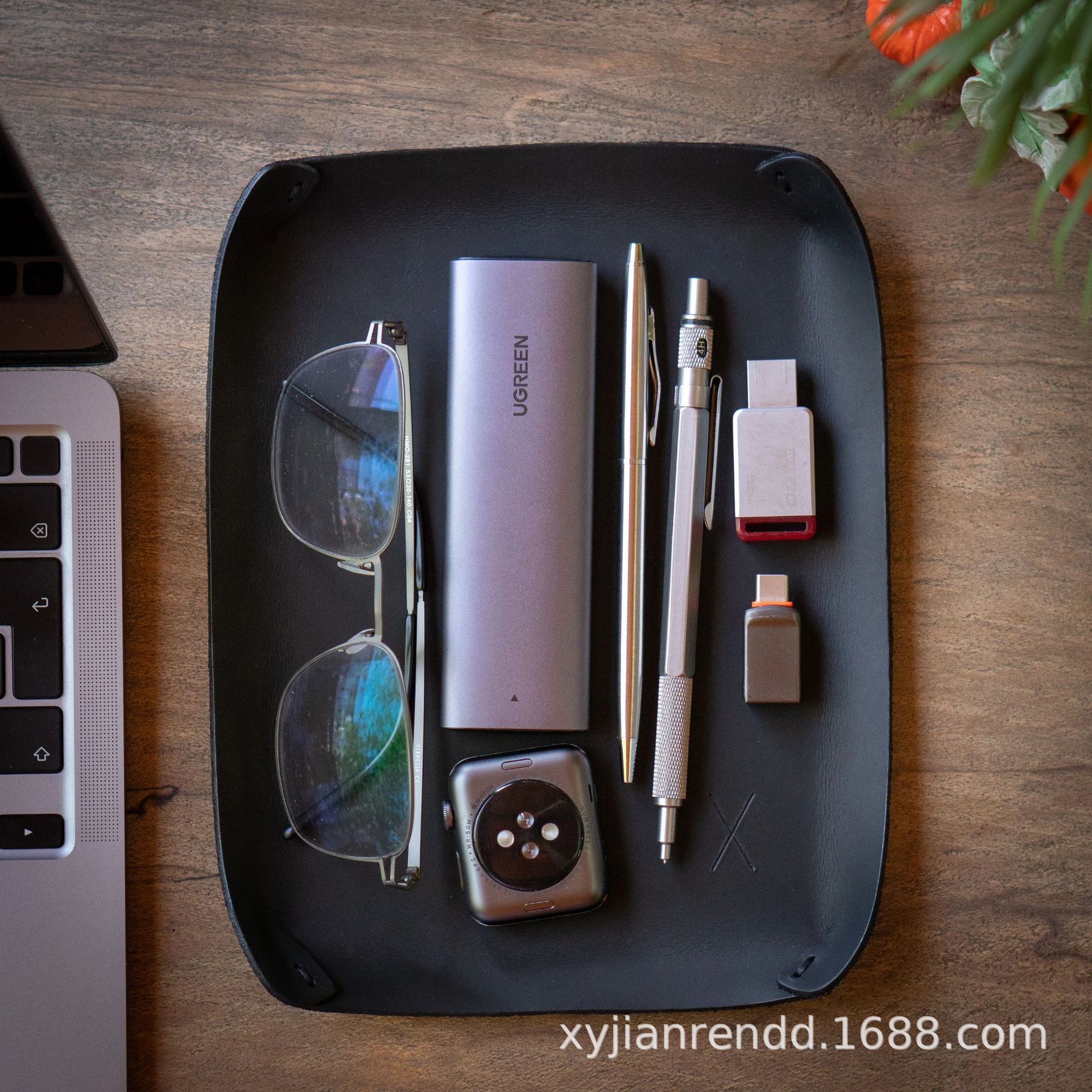 皮革托盘，手工皮革托盘，简约托盘，简约皮革托盘，皮革收纳盒，