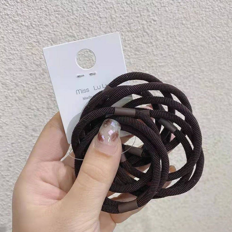 螺旋咖啡色新款头绳