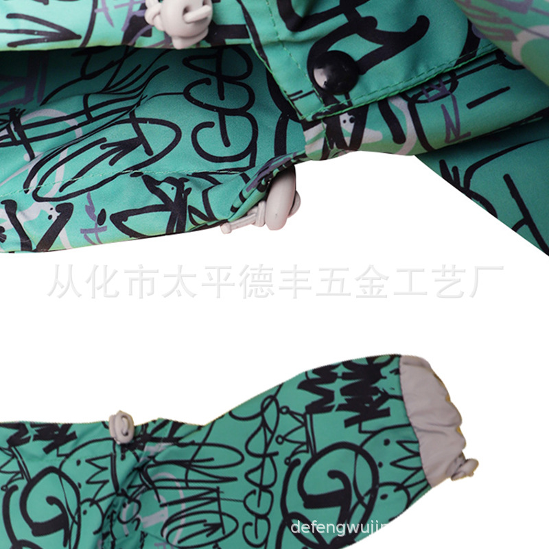 DFYY2022-2 粗线雨衣    （绿）B (5).jp