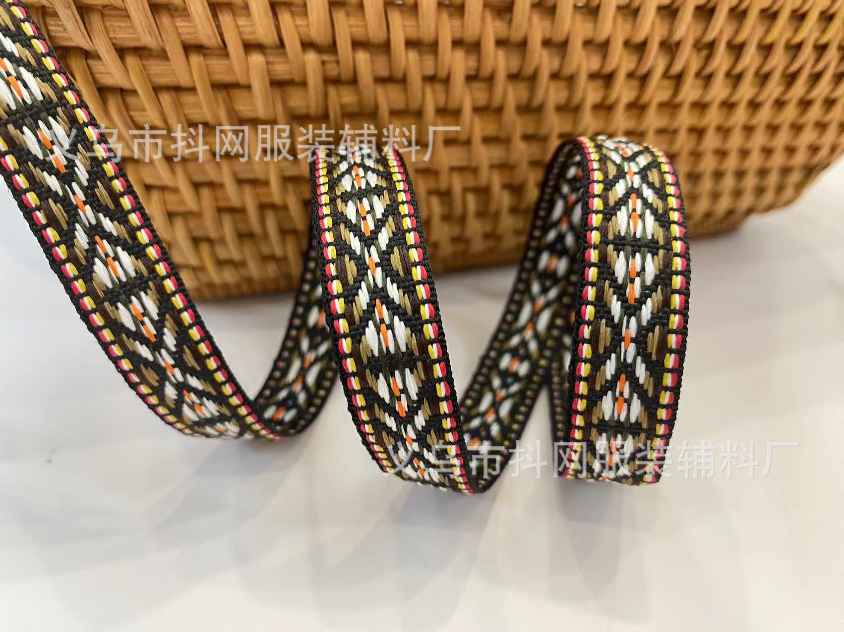 多款民族风提花刺绣织带