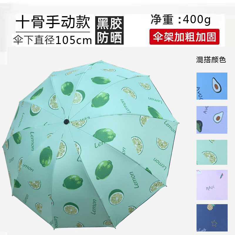 十骨水果伞