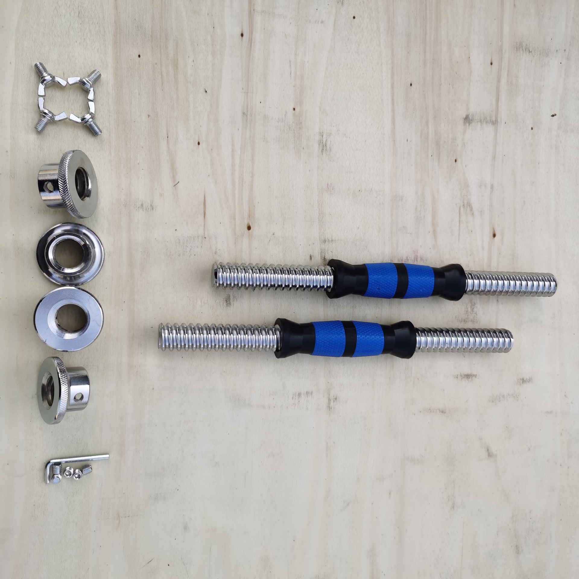 电镀哑铃的杆子连接器螺母