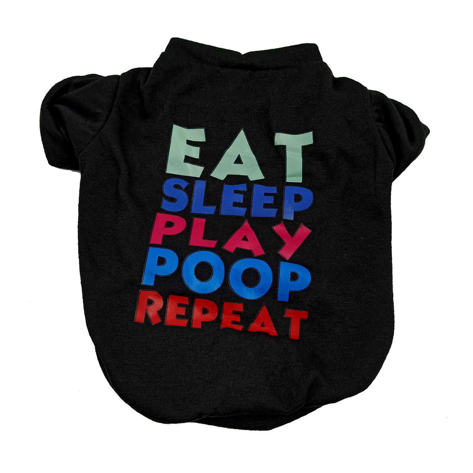 黑色Eat平铺正面