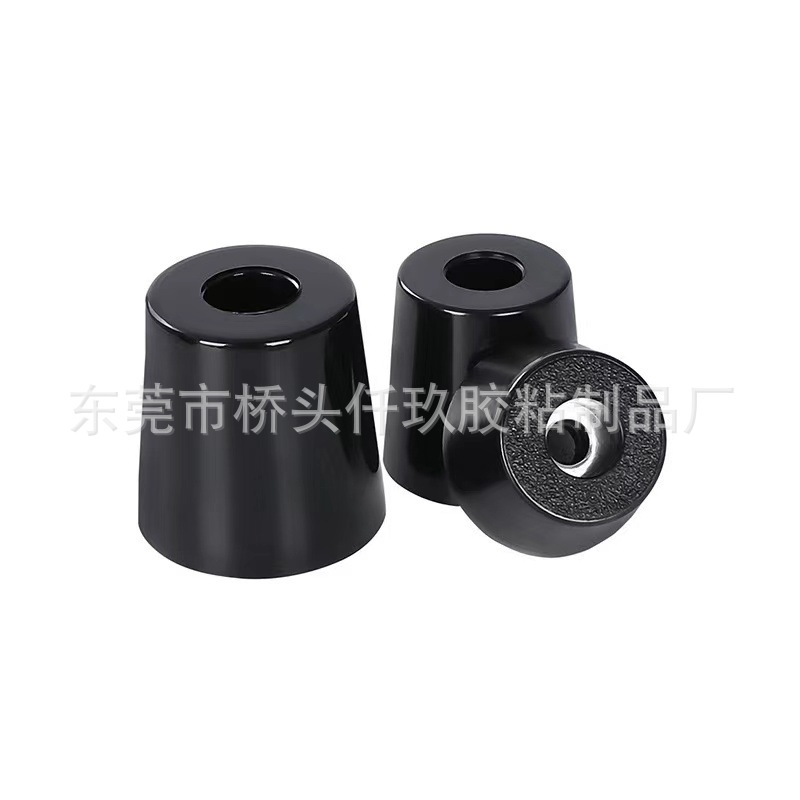厂家 橡胶机脚垫锥形机脚减震垫仪表机箱垫脚增高垫桌椅防滑脚垫_202204011416563