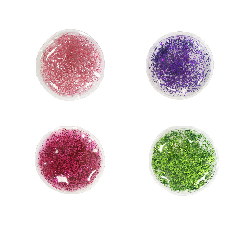 圆形眼罩金葱粉